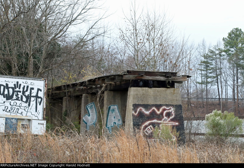 Old trestle near Elm, beside the NS CF line